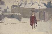 Mannikin in the Snow John Singer Sargent